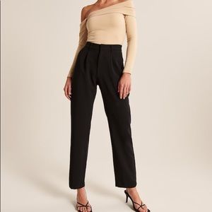 Black trouser pants